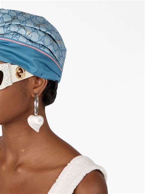 gucci silk headband|farfetch gucci headbands.